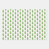 Feuille De Papier Cadeau Chats de Noël mignons (Devant 3)