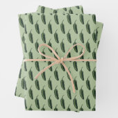 Feuille De Papier Cadeau CHAUD & SPICY Jalapeño Chili Peppers Motif (En situation)