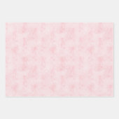 Feuille De Papier Cadeau Chaussures et coeurs de ballet (Devant 3)