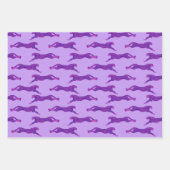 Feuille De Papier Cadeau Cheetah rose chaud brillant et gras (Devant 3)