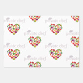 Feuille De Papier Cadeau Chef privé (Devant 3)