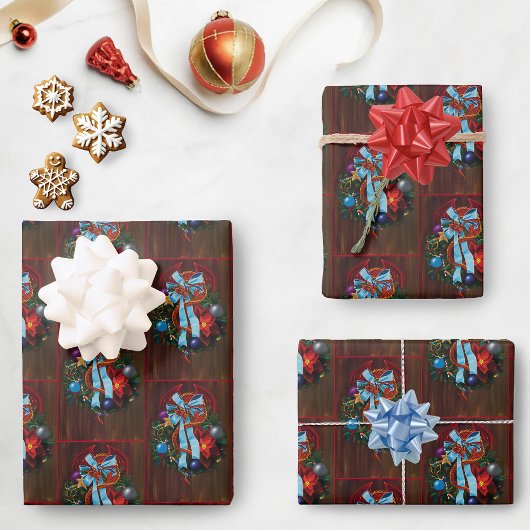 Feuille De Papier Cadeau Chemise de Noël Red Dragon