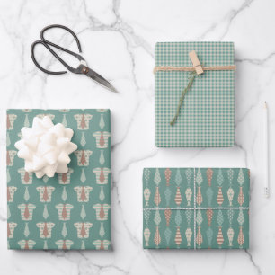 Feuille De Papier Cadeau Chemise et cravate Fête des Pères