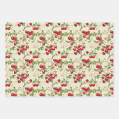 Feuille De Papier Cadeau Cherry (Devant 3)