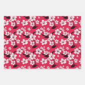 FEUILLE DE PAPIER CADEAU CHERRY BLOSSOM - SAKURA (ROUGE) (Devant 2)