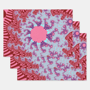 Feuille De Papier Cadeau Cherry Cola Sunburst