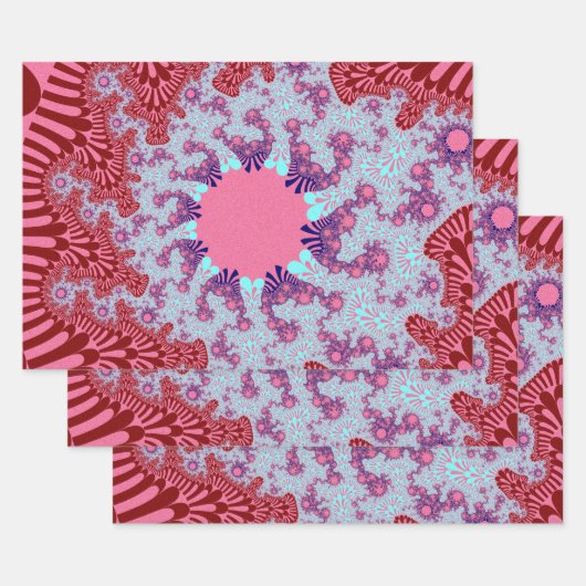 Feuille De Papier Cadeau Cherry Cola Sunburst (Lot)