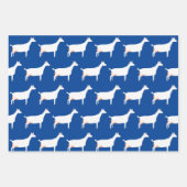 Feuille De Papier Cadeau Chèvre laitière Saanen blanche (Devant 3)