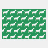 Feuille De Papier Cadeau Chèvre laitière Saanen blanche (Devant 2)