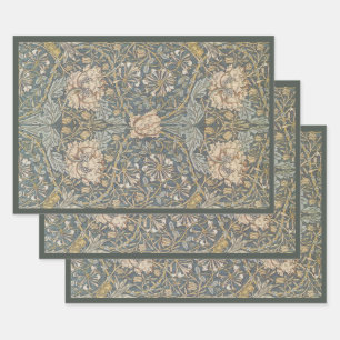 Feuille De Papier Cadeau Chèvrefeuille par William Morris, Art floral vinta