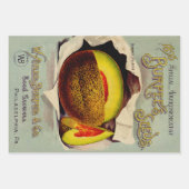 Feuille De Papier Cadeau Chèvres Bock Bière Publicité (Devant 3)