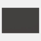 Feuille De Papier Cadeau Chevron Épais Noir & Blanc Mariage Nouvel An (Devant 3)