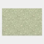 Feuille De Papier Cadeau Chic Avocado Green Glitter Birthday (Devant)