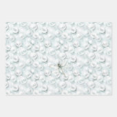 Feuille De Papier Cadeau Chic Blue Dragonfly Dream Birthday (Devant)