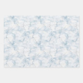 Feuille De Papier Cadeau Chic Blue Flowers Easter Eggs (Devant 3)