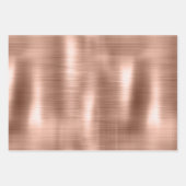 Feuille De Papier Cadeau Chic Champagne Gold Sparkle Glitz (Devant 2)