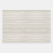 Feuille De Papier Cadeau Chic Fleurs Douces Rose (Devant 3)