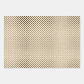 Feuille De Papier Cadeau Chic Joyeux voeux de Noël sur blanc (Devant 2)