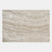 Feuille De Papier Cadeau Chic Marbre Pierre pastel luxe moderne (Devant 3)