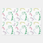 Feuille De Papier Cadeau Chic Mimosa Leaves Gift (Devant 2)