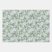 Feuille De Papier Cadeau Chic Motif Eucalyptus (Devant 3)