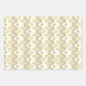 Feuille De Papier Cadeau Chic Pastel Motif du milieu du siècle (Devant)