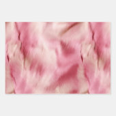 Feuille De Papier Cadeau Chic Rose Cowgirl Cowhide (Devant)