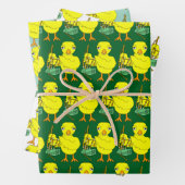 Feuille De Papier Cadeau Chick (En situation)