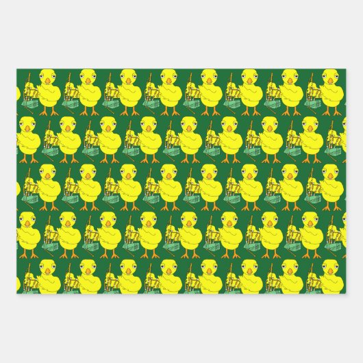 Feuille De Papier Cadeau Chick (Devant)