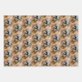 Feuille De Papier Cadeau Chickadee / Anna's Hummingbird / Hirondelle d'arbr (Devant)