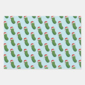 Feuille De Papier Cadeau Chicket de Noël (Devant)