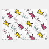 Feuille De Papier Cadeau Chien Bone Graffiti Style 3 motif WPS3 (Devant 2)