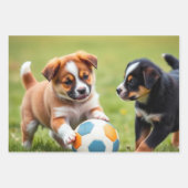 Feuille De Papier Cadeau Chien / Chien (Devant)