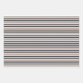 Feuille De Papier Cadeau Chien chiot maltais noir et blanc (Devant 3)