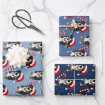 Feuille De Papier Cadeau Chien de montagne bernois de Noël<br><div class="desc">Noël Vacances Bernese Mountain Dog Papier à envelopper</div>