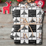 Feuille De Papier Cadeau Chien mignon Chien Chiot Pet Photo Black Christmas<br><div class="desc">Joli Chien Chiot Pet Photo Vierge Arbre de Noël Noir Feuilles de papier enveloppant. Arbre de Noël noir abstrait moderne avec une étoile. Joyeux, Joyeux, Jolly. Le design a une photo personnalisée d'un chiot de chien - insérez votre chien préféré ou toute autre photo d'animal de compagnie dans le modèle...</div>