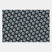 Feuille De Papier Cadeau Chien noir peintre Groenendael Belge (Devant 3)