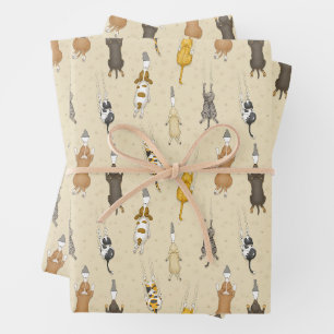 Feuille De Papier Cadeau Chiens autorisés