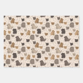 Feuille De Papier Cadeau Chiens Charmants Délice (Devant 3)