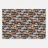 Feuille De Papier Cadeau Chiens Charmants Délice (Devant 2)