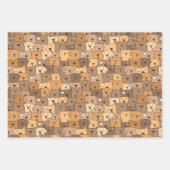 Feuille De Papier Cadeau Chiens Charmants Délice (Devant)