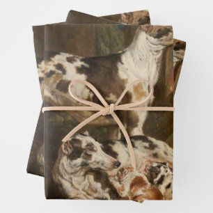 Feuille De Papier Cadeau Chiens dalmates (par James Ward)