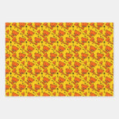 Feuille De Papier Cadeau chiens de chats mignons motif (Devant 3)