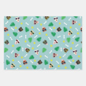 Feuille De Papier Cadeau Chiens en vacances (Devant 2)