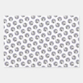 Feuille De Papier Cadeau Chih Tzu Peinture Noir & Blanc Original Chien Art (Devant 2)