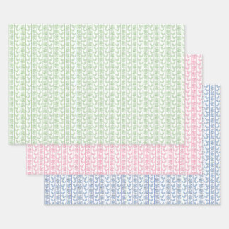 Feuille De Papier Cadeau Chinchilla Chintz