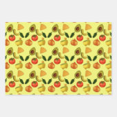 Feuille De Papier Cadeau Chips Guacamole Et Tortilla (Devant 2)