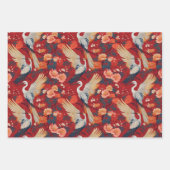 Feuille De Papier Cadeau Chiyogami Yuzen Washi Style motif (Devant 3)