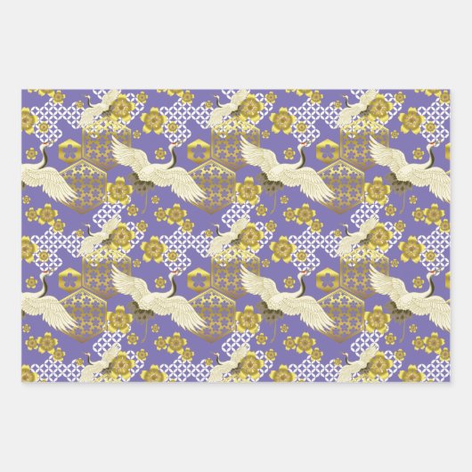 Feuille De Papier Cadeau Chiyogami Yuzen Washi Style motif (Devant)