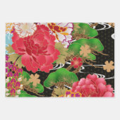 Feuille De Papier Cadeau Chiyogami Yuzen Washi Style motif (Devant 3)